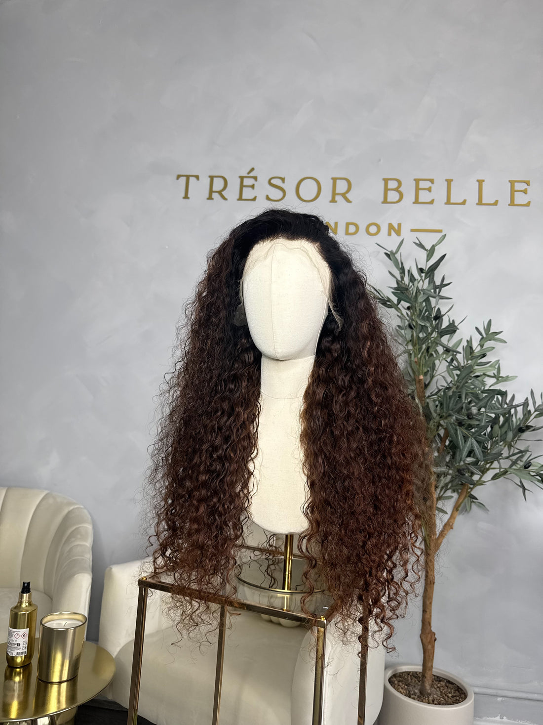 Soraya | 28” Chocolate Brown Burmese Curly Wig