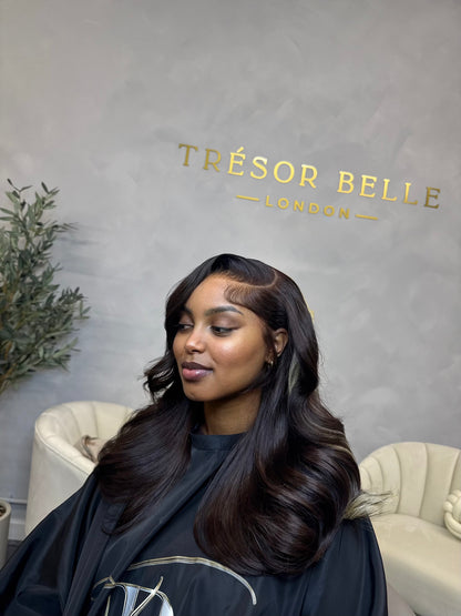 Ivy – Chocolate Brown Glueless 13x6 HD Frontal Wig