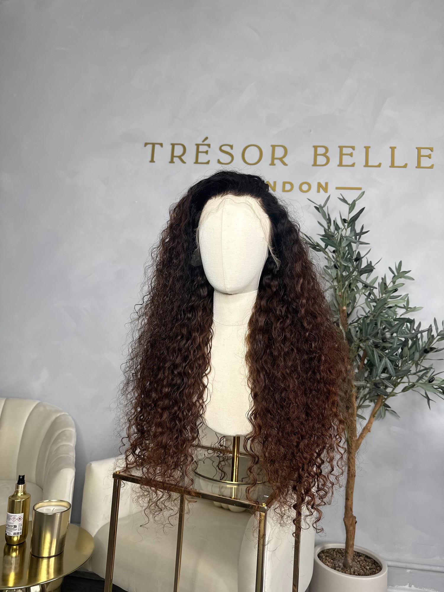 Soraya | 28” Chocolate Brown Burmese Curly Wig