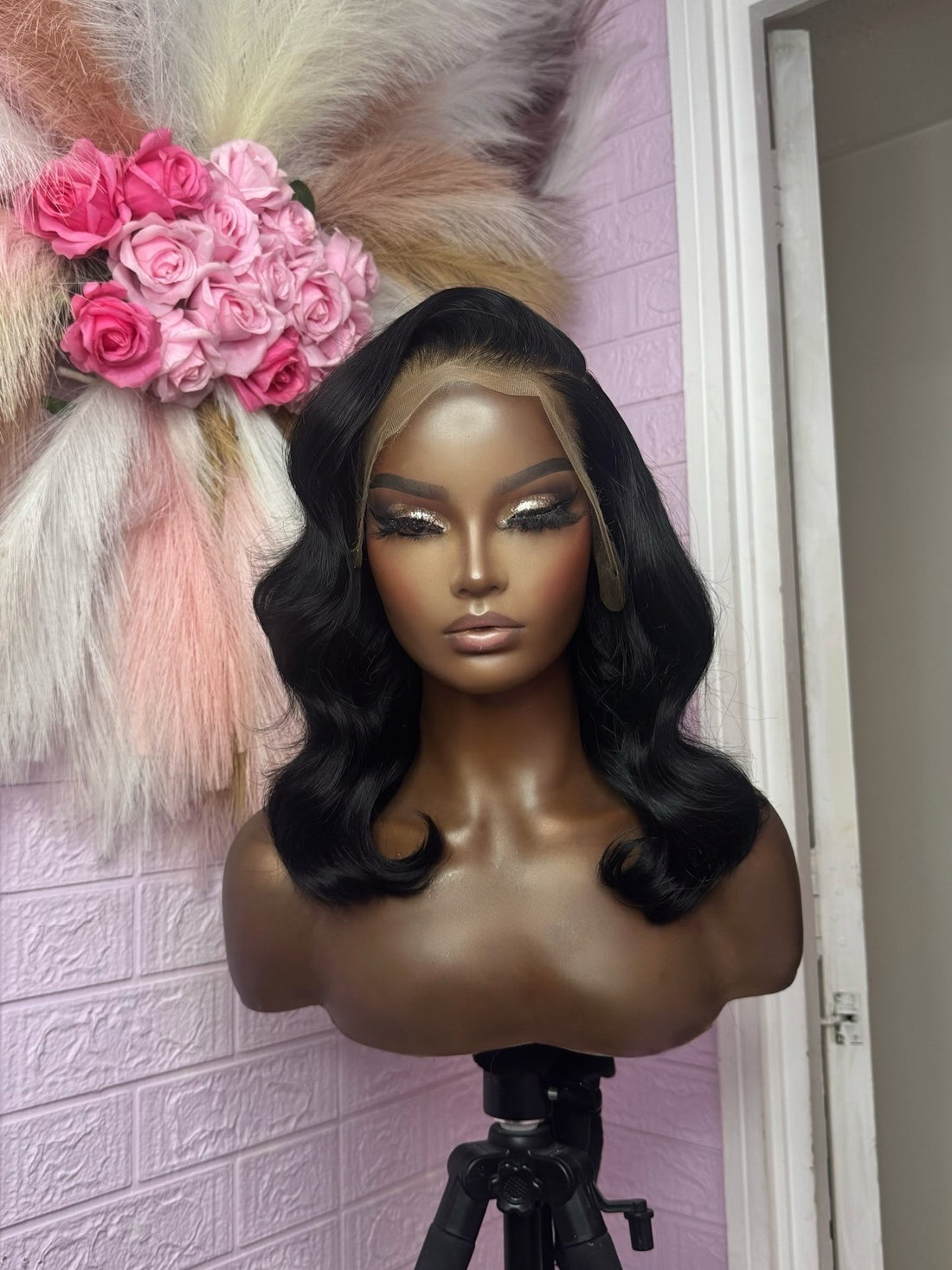 Emilia 12 inches glueless 13x6 frontal wig