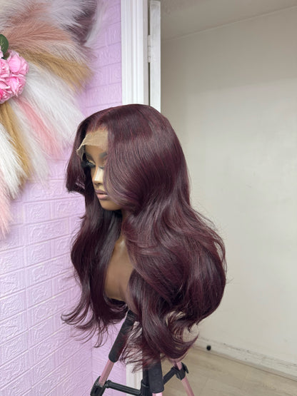 Vienna 6x6 glueless closure wig