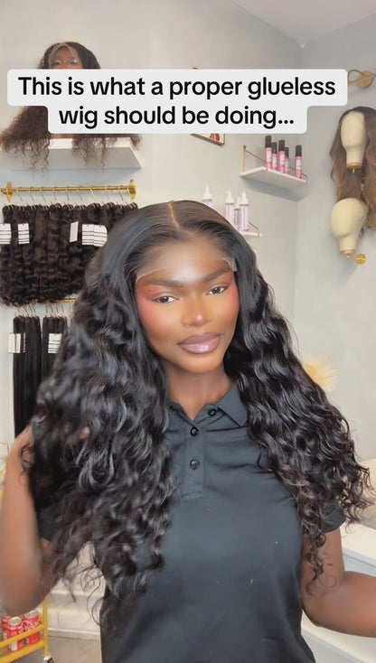 Lara  – 24" Loose Deep Wave Wig with 20" 6x6 HD Film Lace closure