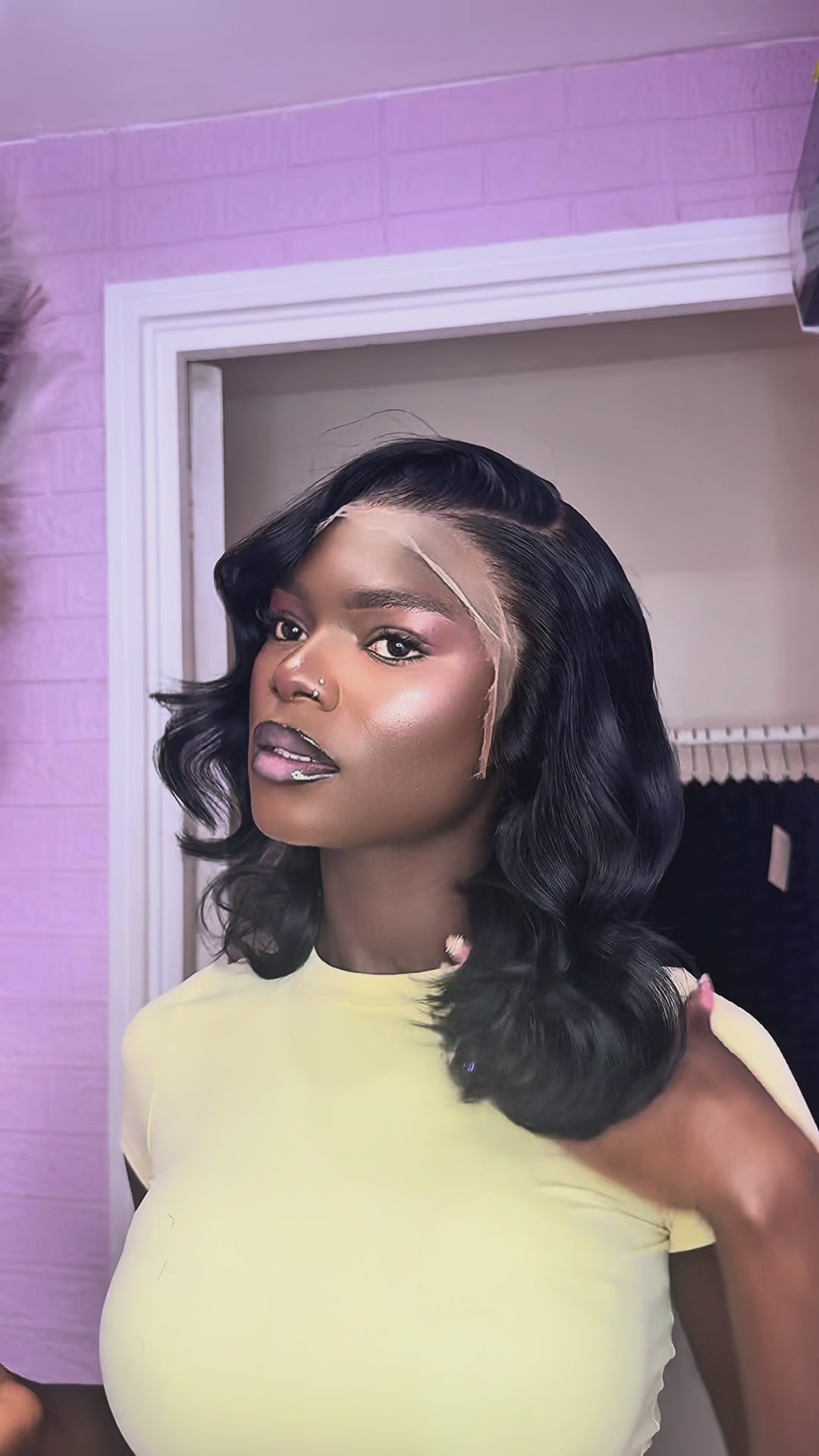 Emilia 12 inches glueless 13x6 frontal wig